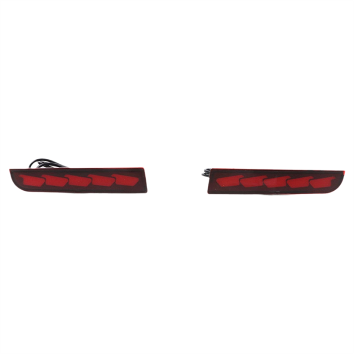 Pair Of Red Rear Bumper Reflectors For 2011-2017 BMW X3 4-Door – Left & Right, Direct Fit, 1-Year Warranty