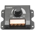 ARELENE LED Light Adjuster DC 12-24V 30A/No Strobe with Knob Switch LED Light Bar Brightness Adjuster Dimmer. 