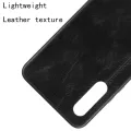 lthmy for Samsung Galaxy A90 5G Case Luxury Calfskin PU Leather lines Hard Back Cover. 