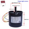 Projection Screen Motor 60KTYZ Permanent Synchronous Flat shaft 8MM Silver Cloth Lifting Motor. 