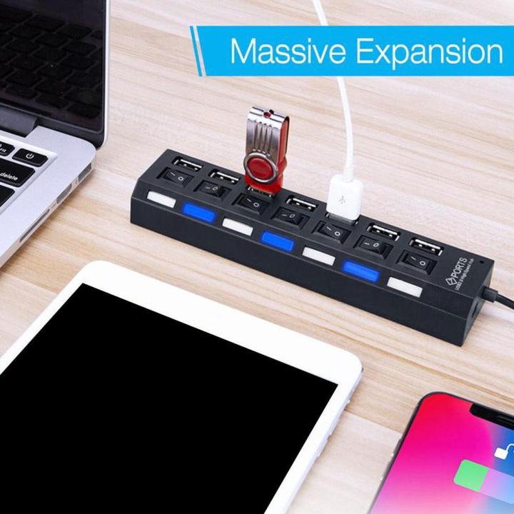 Usb%20Hub%202%20.0%20Hub%20Usb%201.1%20Usb%202.0%20Multi%20Usb%20Splitter%20Power%20Adapter%204/7%20Port%20Multiple%20Expander%202.0%20With%20Switch%20For%20Pc%20Accessories%20-%20Image%203