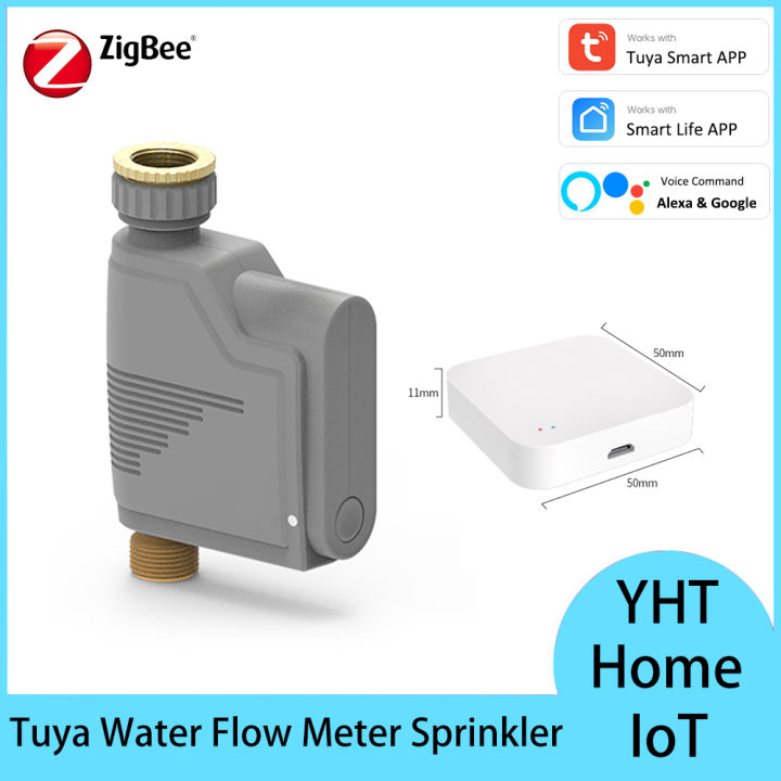 Tuya Zigbee Smart Wireless Watering Timer Irrigation System Garden ...