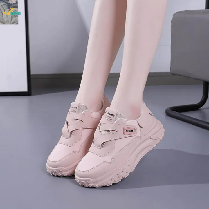 Women's%20Shoes%20Trendy%20Durable%20Leisure%20Sneakers%20for%20Travel%20Workout%20Short%20Trips%20Pink%2036%20-%20Image%204