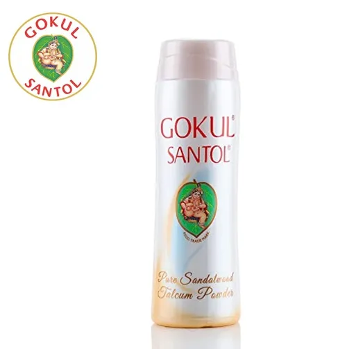Gokul santol pure sandalwood  talcum powder 70g