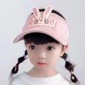 Kids Baseball Hat 3D Rabbit Ears Outdoor Baby Sunscreen Hat. 