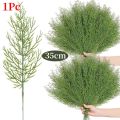 10PCS Christmas Pine Branches / Pine Stems Christmas Tree Ornament / Artificial Greenery Plants Home Decors / New Year Party Supplies / DIY Garland Crafts Bouquet Leaves. 