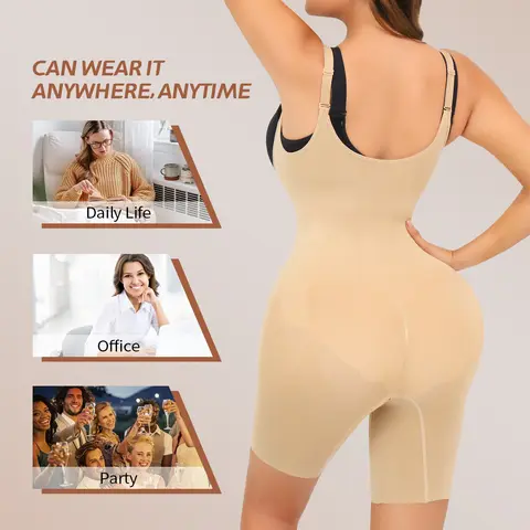 Instant%20figure%20Women's%20Party%20Wearbust%20Enhancer%20-%20Large%20Size%20Body%20Shaper%20Women%20Tummy%20Control%20Bodysuit%20Seamless%20Shapewear%20Waist%20Trainer%20Butt%20Lifter%20Thigh%20Slimmer%20Shorts%20-%20Image%205