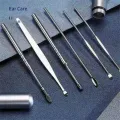 6pcs Ear Wax Remover Ear Cleaning Kit Ear Pick Earpick Ear Cleaner Spoon Care Ear Clean Tool for Baby Adults Ear Care Set. 