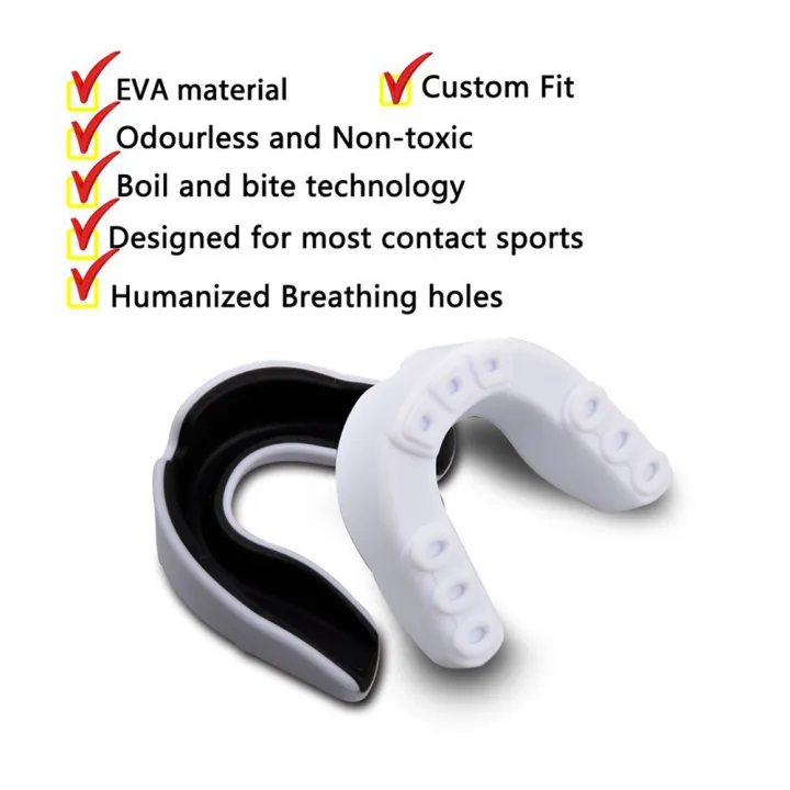Tooth Mma Muay Mouth Guard Boxing Gum Shield MMA Martial Arts Thai Boxing Teeth ...