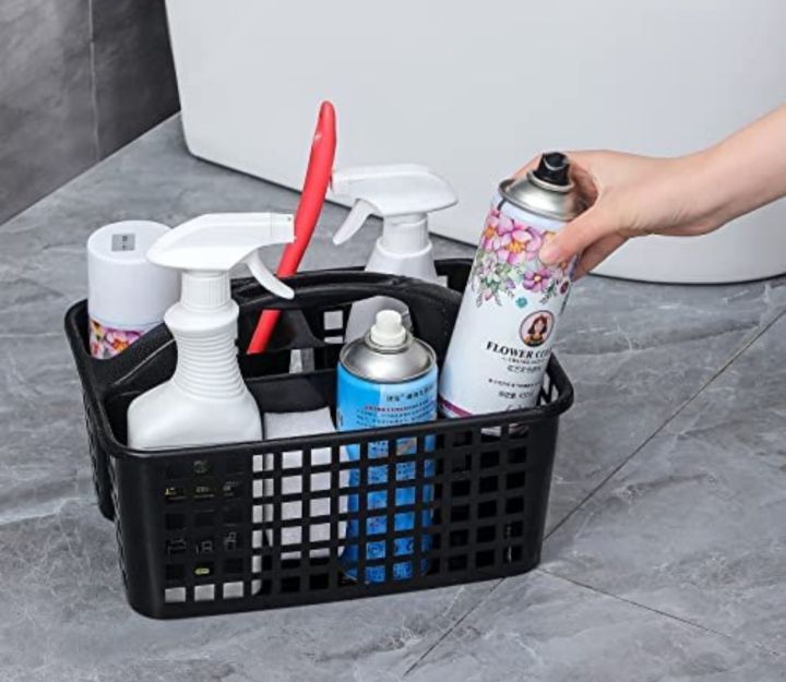 Plastic%20Soap%20Plastic%20Caddies%20with%20Handle%20/%20Dish%20Plastic%20Bathroom%20Creative%20Double%20draining%20Soap%20Holder%20/%20Plastic%20Caddies%20with%20Handle%20Shower%20Caddy%20Basket%20Cleaning%20Utility%20-%20Image%205
