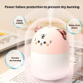 Humidifier Cute Pet 250ml Smart Appliances Diffuser Scent Machine Ultrasonic Cool Mist Mini Personal Humidifier. 