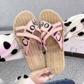 New Slippers Women's Summer Wear Fashionable All-Matching Korean StyleinsOnline Red Bear Bottom Beach Fashion Women's Slippers. 