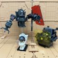 Compatible with Lego Titan Monitor Man Gold Clock Man Electric Drill Man Toilet Man Assembled Children Minifigures Toy. 