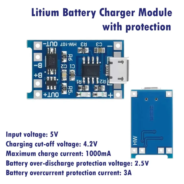 TP4056%20Lithium%20Battery%20Charger%20and%20Protection%20board%20Module%2018650%20Arduino%20Node%20mcu%205V%201A%20USB%20Micro%20Lithium%20Battery%20Charging%20Board%20Charger%20Module%20Protection%20Dual%20Functions%20-%20Image%203