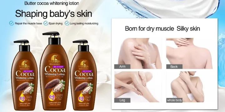 Roushun%20Butter%20Cocoa%20Whitening%20Lotion%20with%20Vitamin%20E%20400ml%20-%20Image%204