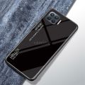 Vantime for OPPO F17 Pro Case Gradient Phone Back Hard Glass Cover. 