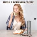 Manual Coffee Grinder With Adjustable Settings Mini Coffee Milling Stainless Steel Burr Grinder|Electric Coffee Grinders. 