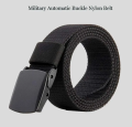 Automatic Buckle Nylon Belt Outdoor Hunting Multifunctional Tactical Canvas Belt High Quality Men Belt. 