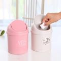 【hot】 Mini Small Waste Bin Desktop Garbage Basket Home Table Plastic Office Supplies Trash Can Dustbin Sundries Barrel Box 8. 