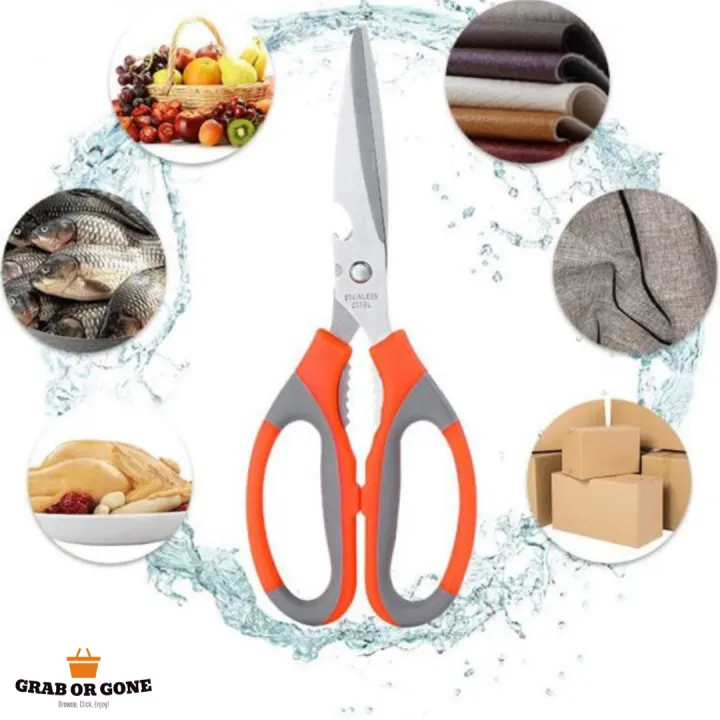 Kitchen Scissor Multi Function Using for Chicken Poultry Fish Meat Vegetables Herbs Fish