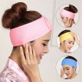 Hair Towel Band Soft Adjustable Towel Hair Wrap Head Band For Make Up Beauty Hair Band Spa Facial Headband Make Up Wrap Head Terry Cloth Headband Adjustable Towel Band for Face Washing Shower Facial Cover. 