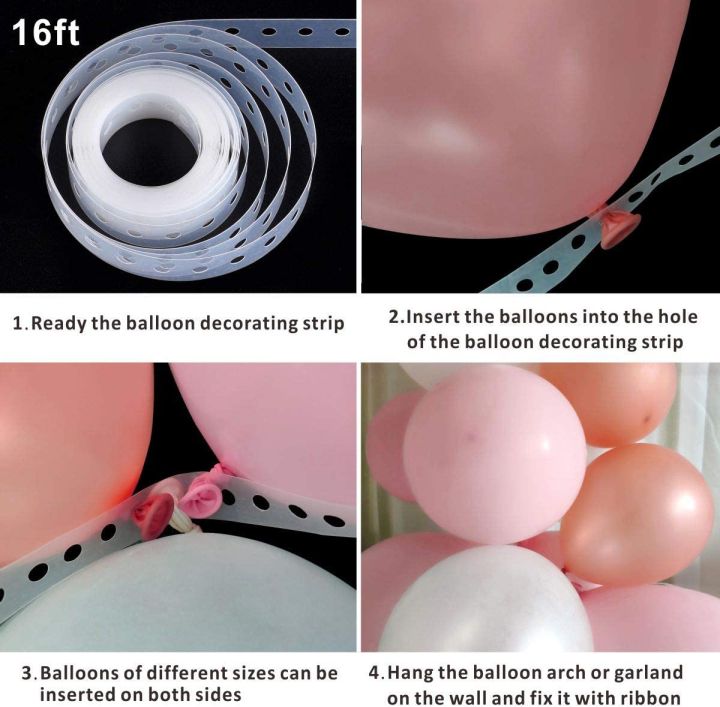 Balloon%20Garland%20Arch%20Kit%2016Ft%20Long%20112pcs%20Pink%20White%20Gold%20Balloons%20Pack%20for%20Girl%20Birthday%20Baby%20Shower%20Bachelorette%20Party%20Centerpiece%20Backdrop%20Background%20Decorations%20-%20Image%206