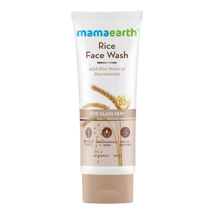 Mamaearth%20Rice%20Face%20Wash%20With%20Rice%20Water%20&%20Niacinamide%20For%20Glass%20Skin%20-%20100%20Ml%20#DD%20-%20Image%202
