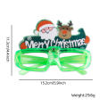 Glass Led Glasses Illuminated Lighted Eyeglass Frame Glowing Glasses Transparent Led Christmas Glasses for Party Christmas. 