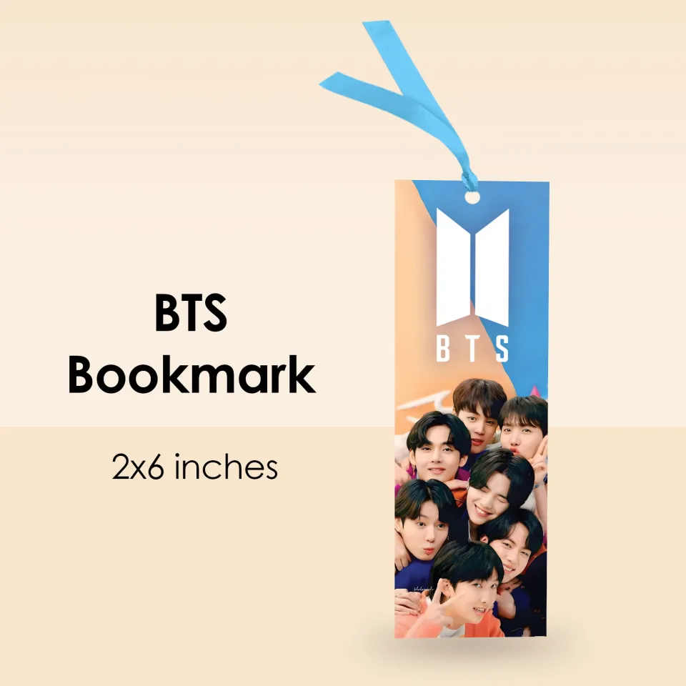 BTS Group Selfie Bookmark | 2x6 Inch | Vibrant K-Pop Bookmark with