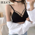 IELGY Simple and simple color wrapped chest underwear small camisole. 