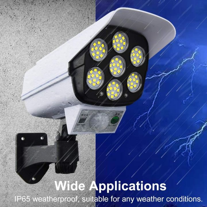 77%20LED%20Solar%20Security%20PIR%20Motion%20Sensor%20Light%20with%20Remote%20Control,%20Dummy%20Surveillance%20CCTV%20Light,%20Roatable%20Angle%20Adjustable%20LED%20Wall%20Light,%20Outdoor%20Fake%20Camera%20with%20Light%20-%20Image%206
