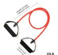 Resistance Bands Set with Handles Yoga Tubes Latex Pull Rope for Stretch Training Home Gym Workout. 