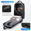 Business Expandable Backpack For Men Laptop TSA Keyless Anti-theft Waterproof School Backpacks Hard Shell USB Travel Bag New. 
