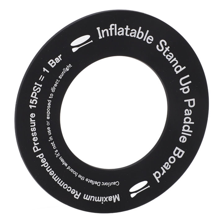 PVC Anti Skid Black Gas Valve Adapter Washer For Inflatable Surfboard Rubber