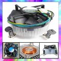 Intel Stock LGA775 CPU Fan Heatsink PC CPU Cooler Cooling Fan Heatsink For Intel Core 2 LGA Socket 775 4Pin 12V. 