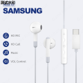 S20 N22 S21 S23 SAC Chip with Microphone D Stereo Music Ear 5mm Headphones Type C 3.Tuck Wired Headphones for Samsung Galaxy Ultraote 20 10. 