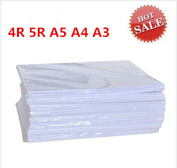 【New Arrivals】4R 5R A5 A4 A3 size best RC photo paper sticker with waterproof glossy sur