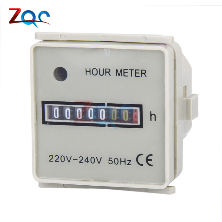 【InnovateWorld】Industrial Hour Meter AC 220 -240V 50Hz Timer Counter AC ...