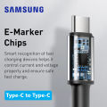 Samsung Cable Type C PD Cable USB C To USB C 25w Super Fast Charging 5A Type C To Type C USB 3.0 25W. 