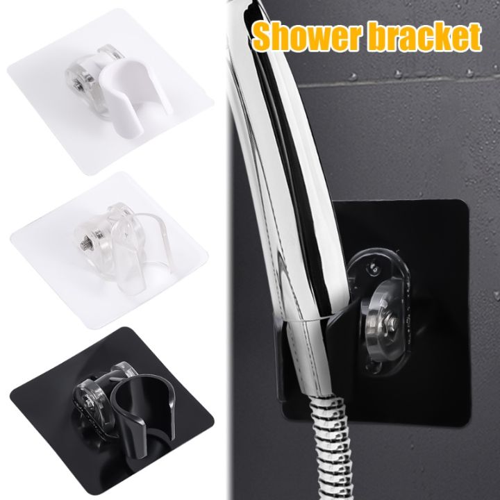 Creative Adjustable Self-adhesive Shower Head Holder for Kitchen Wall-Mounted Punch Free Stand Bracket Practical Bathroom Accessories