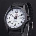 XINEW Watch Fashion Men Sports Watches Men Canvas Strap Watches Military Quartz Wrist Watch horloge heren erkek kol saat 2022. 