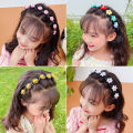 Cute Colorful Flower Girls Hair Band Strawberry Bow Hair Hoop Children Headwear Kids Hair Accessories Hair Clip Hairbands. 