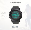 Piaoma Mens Digital Watches Army Military World Time Alarm Sport Stopwatch For Male Waterproof 50M Wristwatch. 