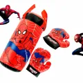 Kids Spiderman Punching Bag With Gloves. 