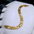 BOOM Gold plated Stylish Rich Look 9MM lara bracelet For All and lover gift for boy friends. 