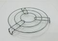 Stainless Steel Cooking Pot Steaming Tray Round Shape Stand 2 Pcs Set Cooker Steamer Rack Cookware Tools. 