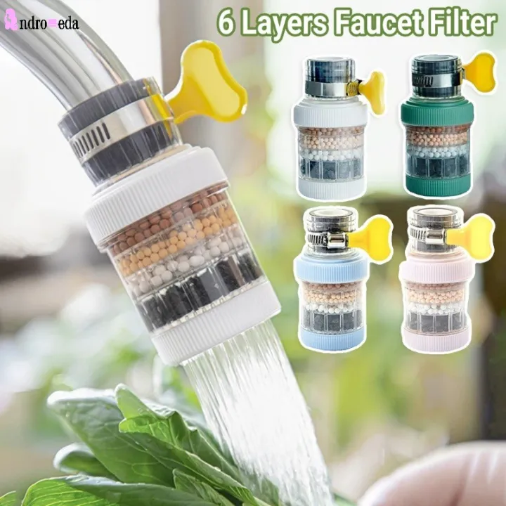 1Pc Universal Retractable Faucet Purifier Splash-Proof Tap Filter 360 Degree Rotation Filtration Shower Head Kitchen Accessories