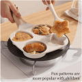 Heart, Star, and Round Shape Egg Pan - Cook Multiple Eggs in Various Designs. 