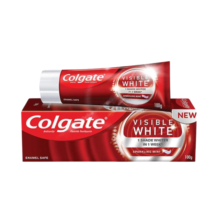 Original Colgate Visible White Dazzling White Toothpaste (1 Shade Whiter In 1 Week) with Sparkling Mint