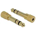 Stereo Speaker Audio Video HiFi Subwoofer Adapter Connectors 3.5mm 6.35mm Male Female Microphone AUX AV RCA Converter 1Pcs. 